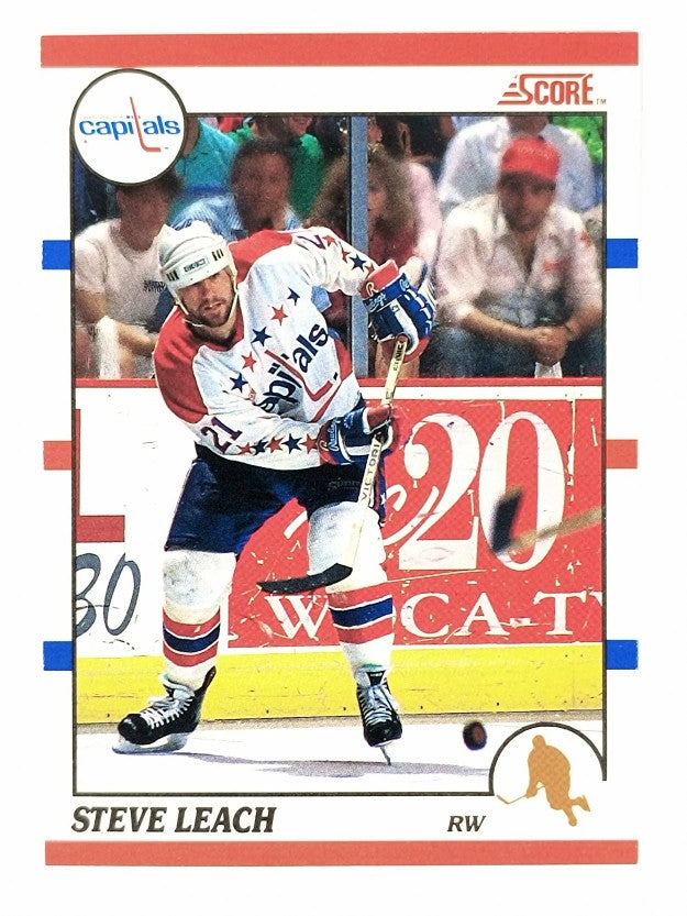 1990-91 Score Canadian #279 Stephen Leach