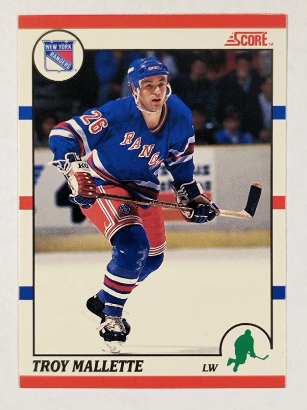 1990-91 Score Canadian #288 Troy Mallette RC