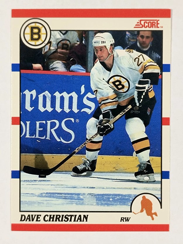 1990-91 Score Canadian #295 Dave Christian