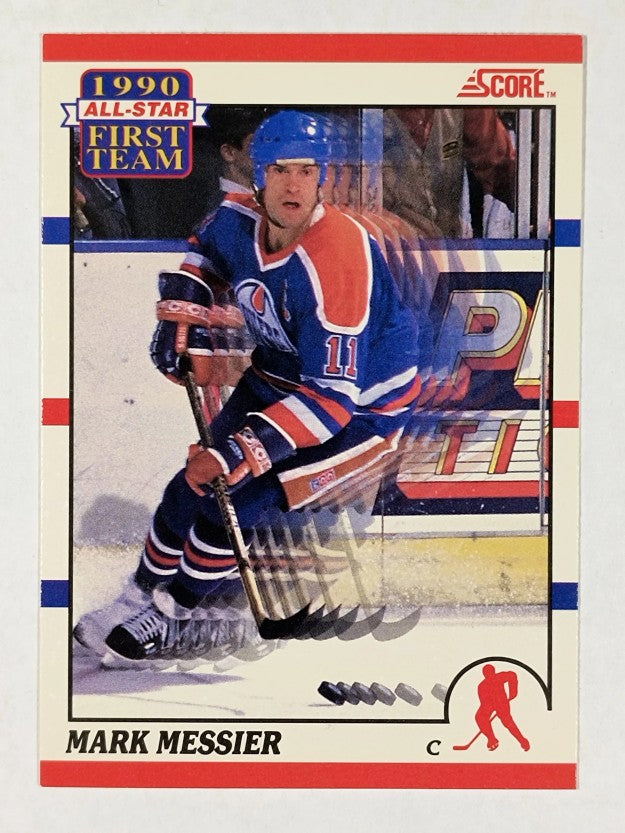 1990-91 Score Canadian #315 Mark Messier AS1