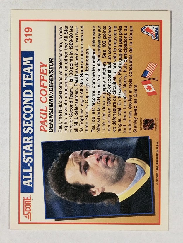 1990-91 Score Canadian #319 Paul Coffey AS2