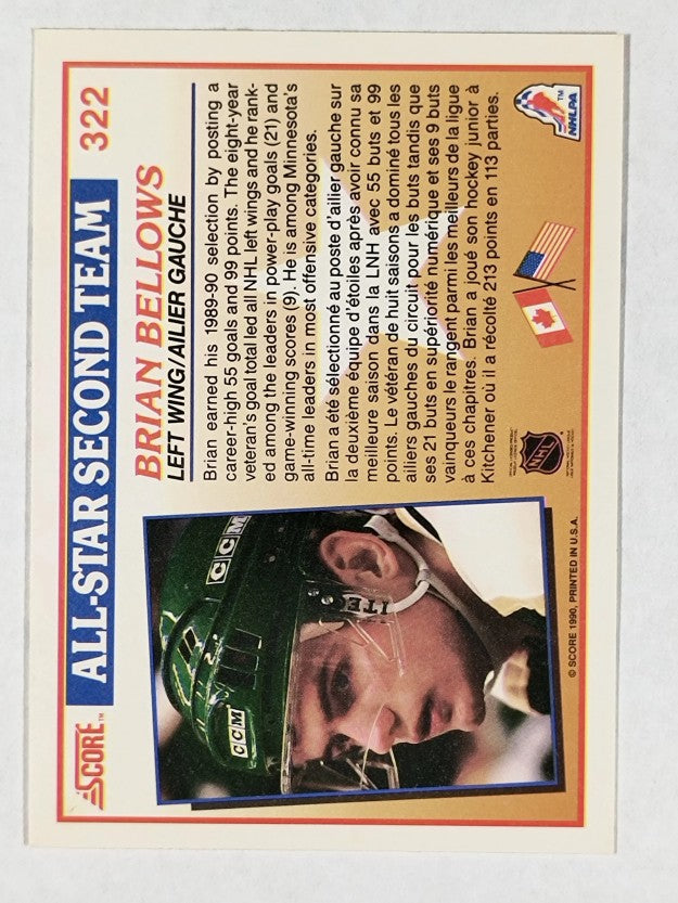 1990-91 Score Canadian #322 Brian Bellows AS2
