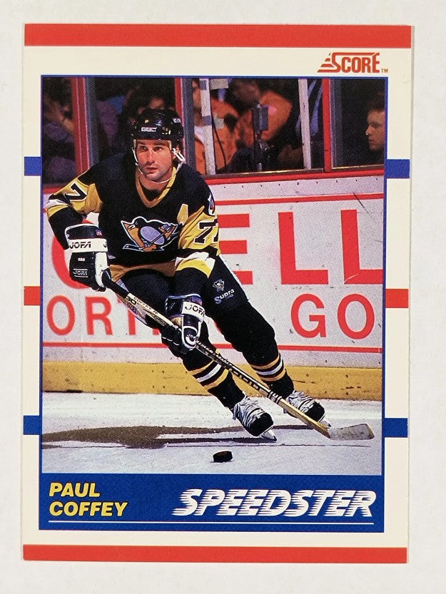 1990-91 Score Canadian #332 Paul Coffey Speed