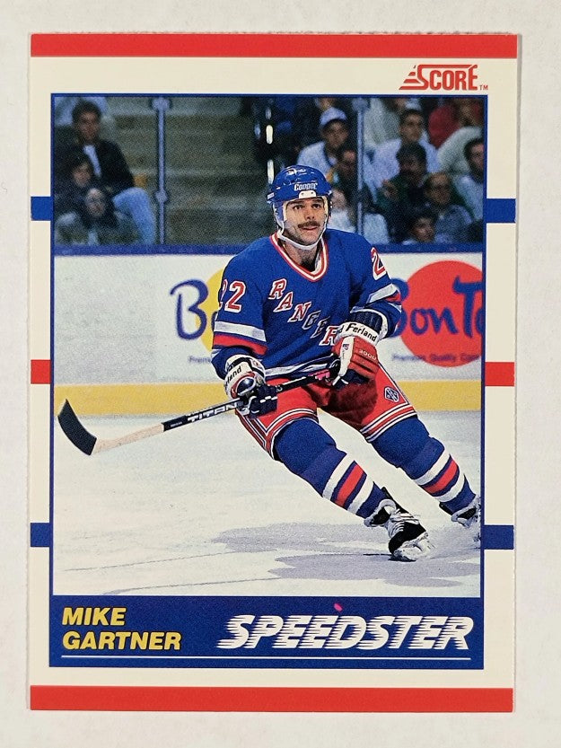 1990-91 Score Canadian #333 Mike Gartner Speed