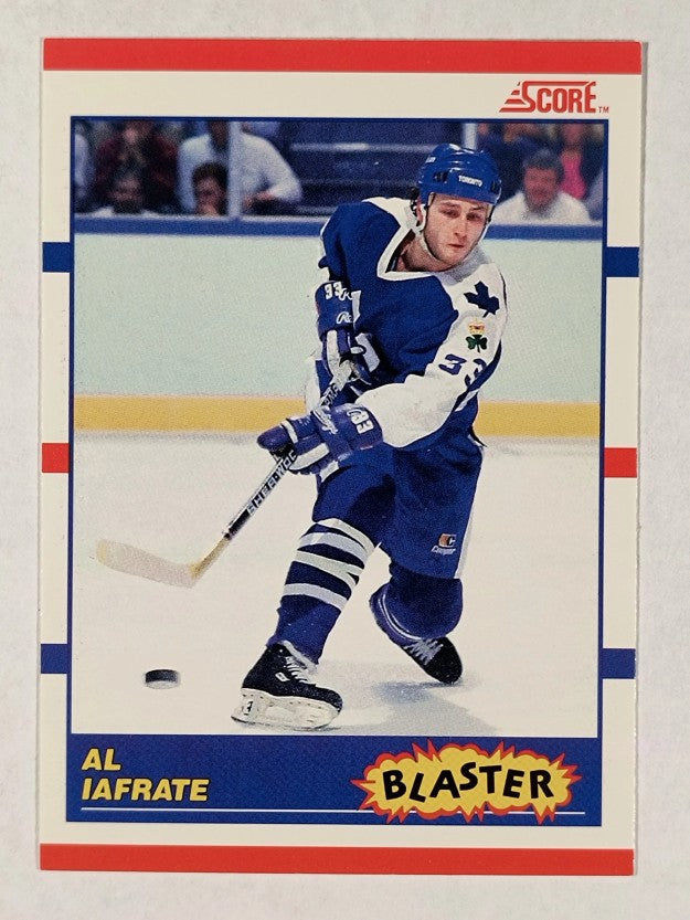 1990-91 Score Canadian #334 Al Iafrate Blaster
