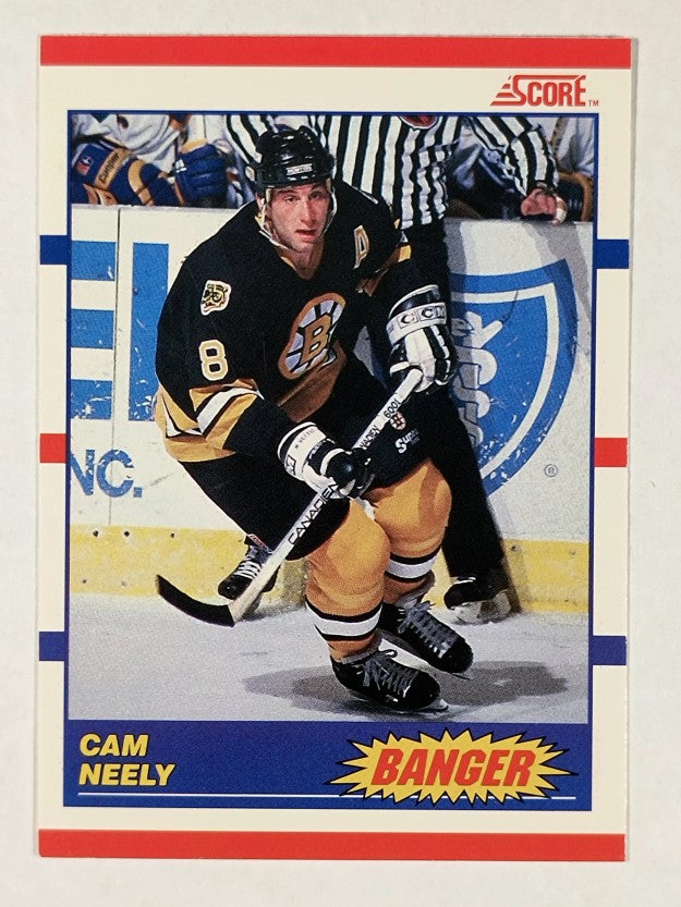 1990-91 Score Canadian #340 Cam Neely Banger