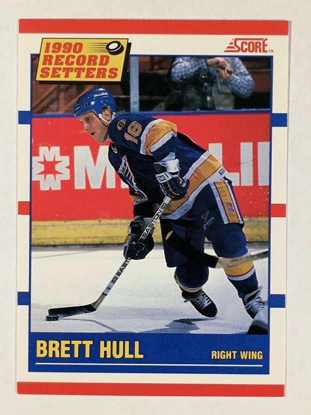 1990-91 Score Canadian #346 Brett Hull RB