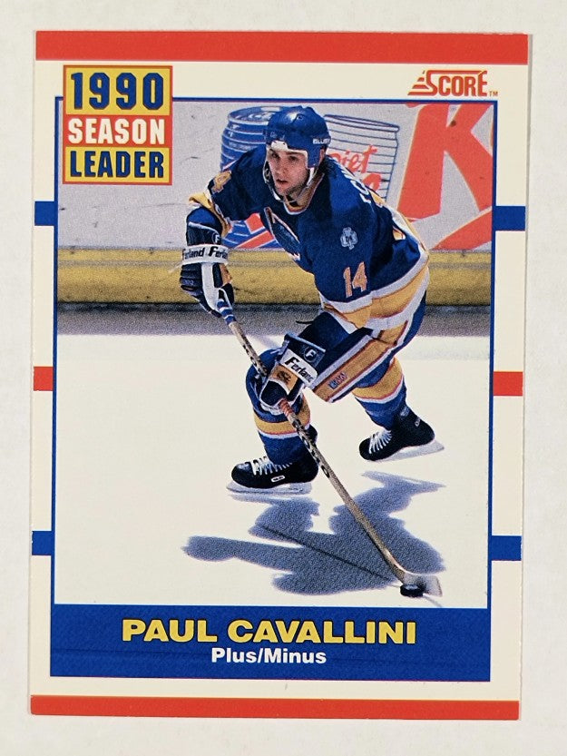 1990-91 Score Canadian #349 Paul Cavallini LL