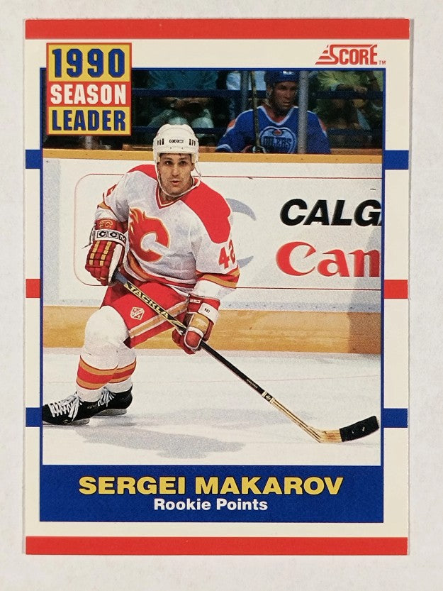 1990-91 Score Canadian #350 Sergei Makarov RLL