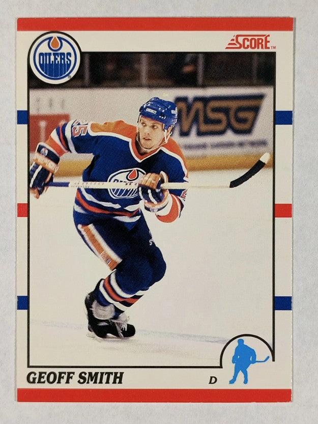 1990-91 Score Canadian #373 Geoff Smith RC