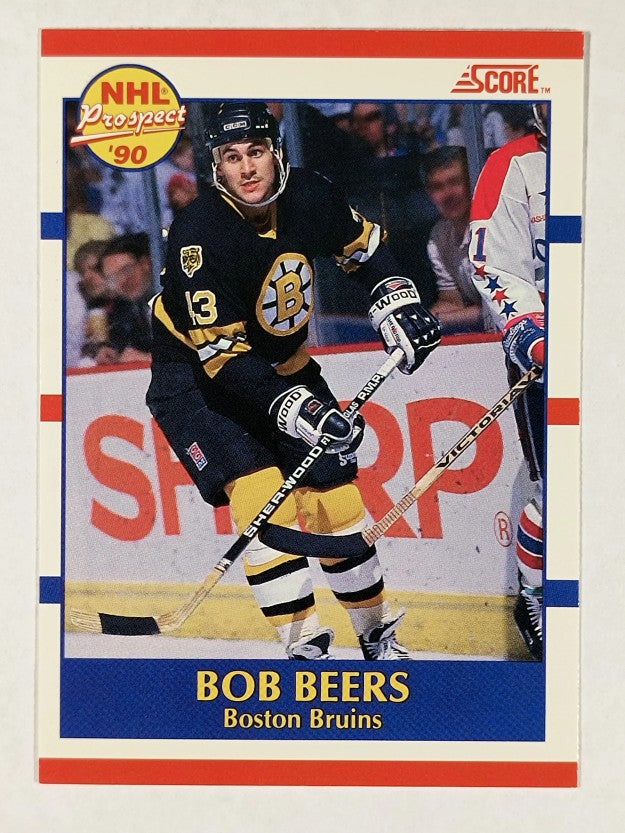 1990-91 Score Canadian #385 Bob Beers RC