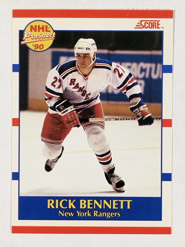 1990-91 Score Canadian #400 Rick Bennett RC