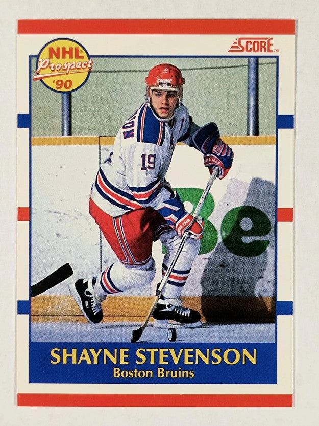 1990-91 Score Canadian #405 Shayne Stevenson RC