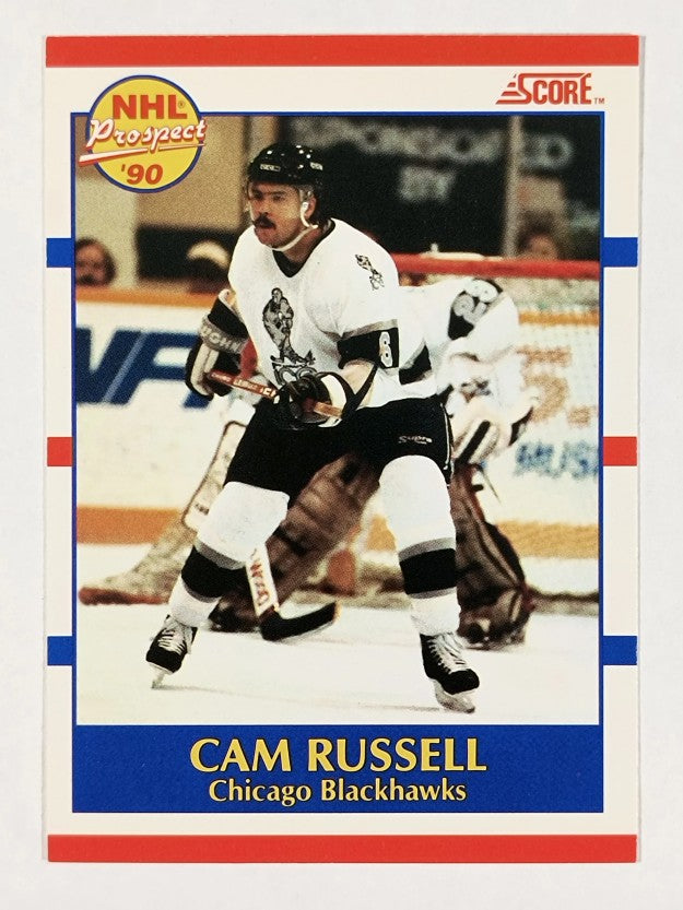 1990-91 Score Canadian #408 Cam Russell RC