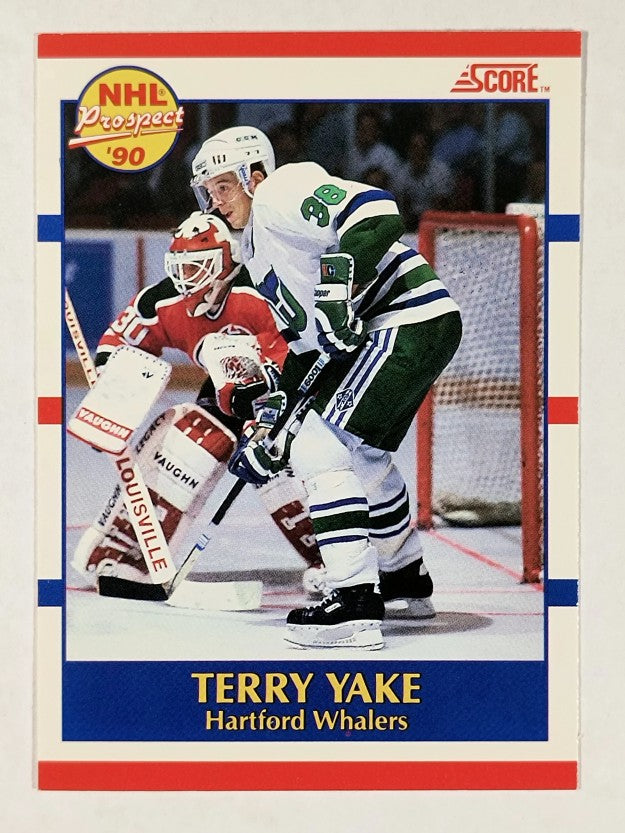 1990-91 Score Canadian #419 Terry Yake RC