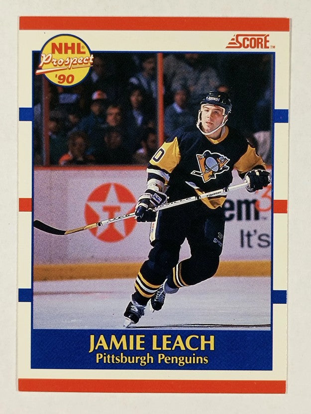 1990-91 Score Canadian #420 Jamie Leach RC