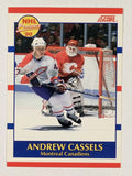 1990-91 Score Canadian #422 Andrew Cassels RC