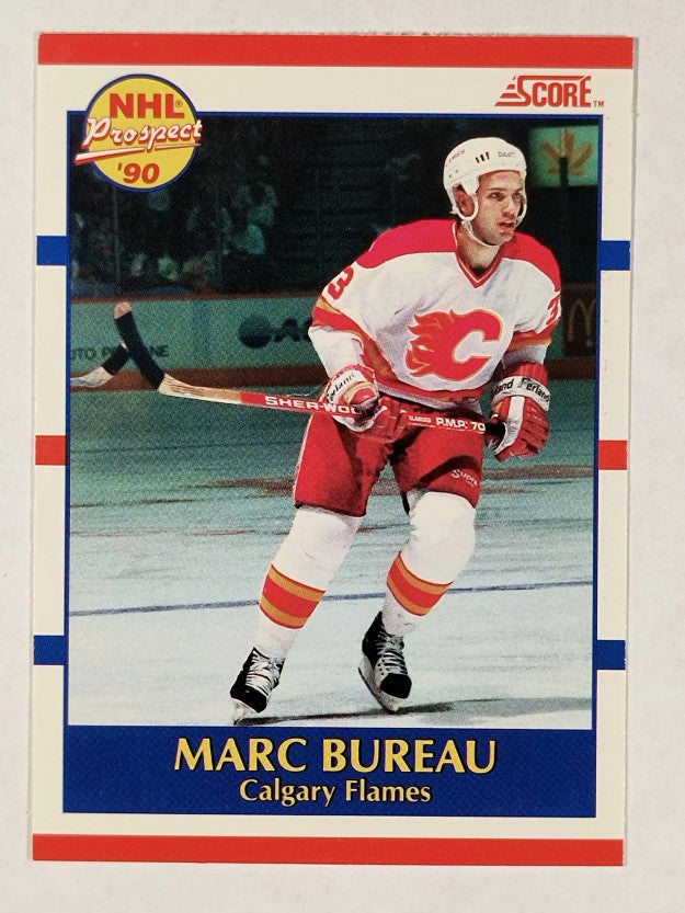 1990-91 Score Canadian #423 Marc Bureau RC