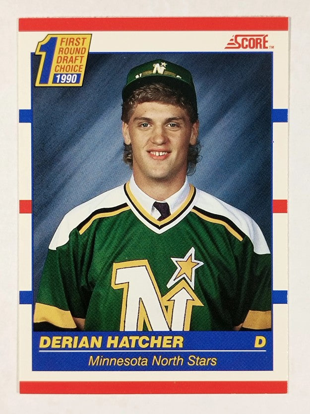 1990-91 Score Canadian #430 Derian Hatcher RC