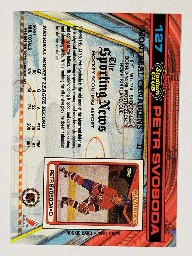 1991-92 Stadium Club #127 Petr Svoboda