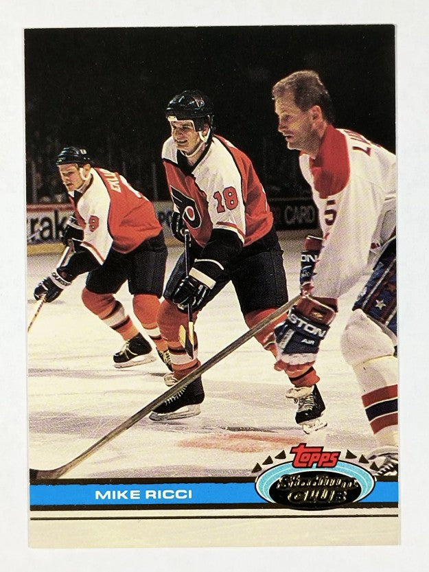1991-92 Stadium Club #386 Mike Ricci