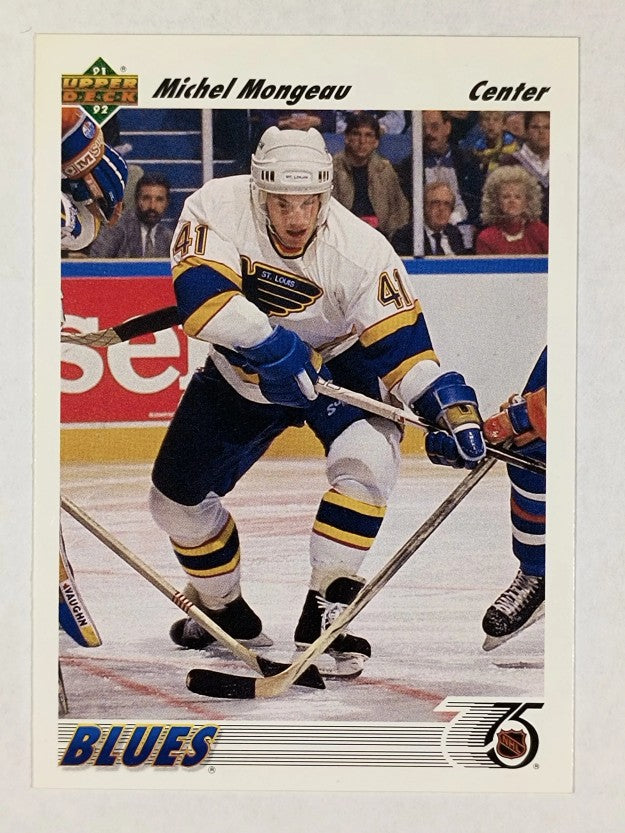 1991-92 Upper Deck #213 Michel Mongeau