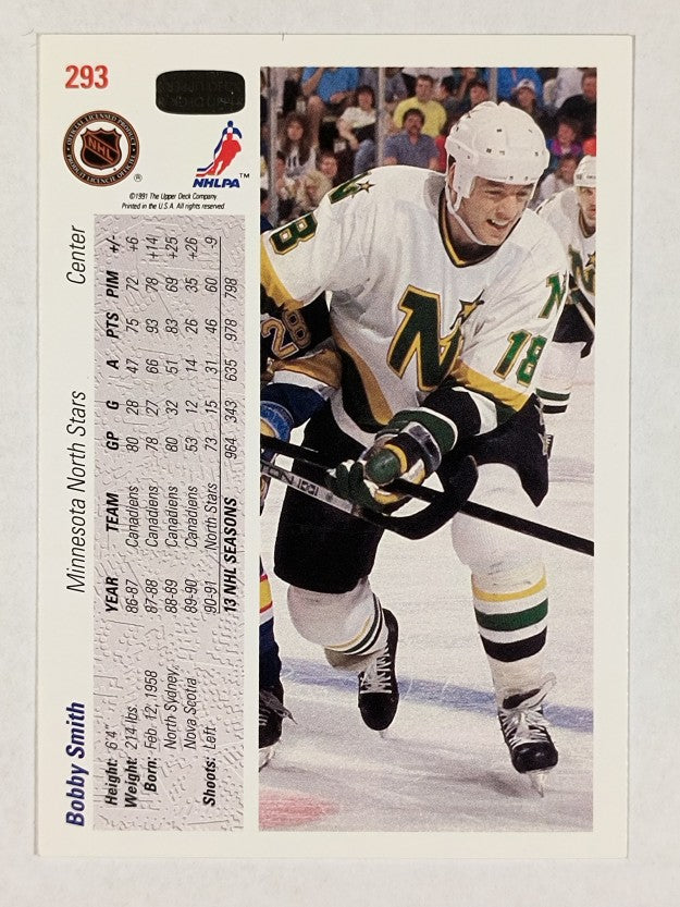 1991-92 Upper Deck #293 Bobby Smith