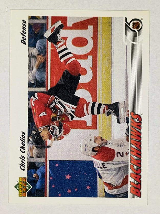 1991-92 Upper Deck #354 Chris Chelios