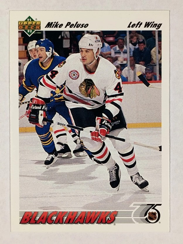 1991-92 Upper Deck #414 Mike Peluso