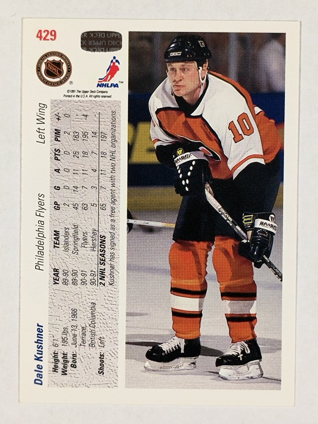 1991-92 Upper Deck #429 Dale Kushner