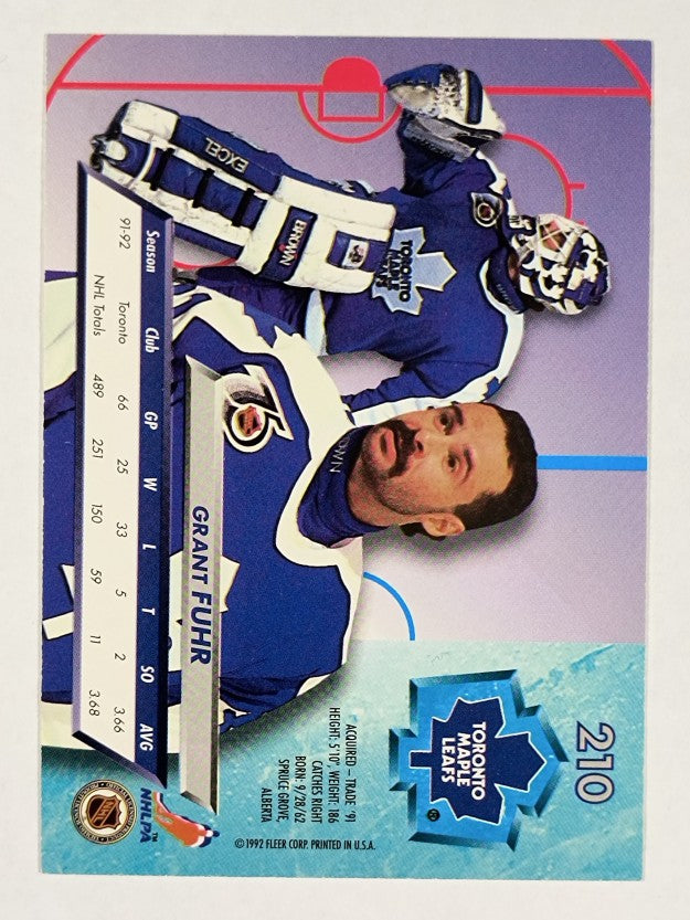 1992-93 Ultra #210 Grant Fuhr