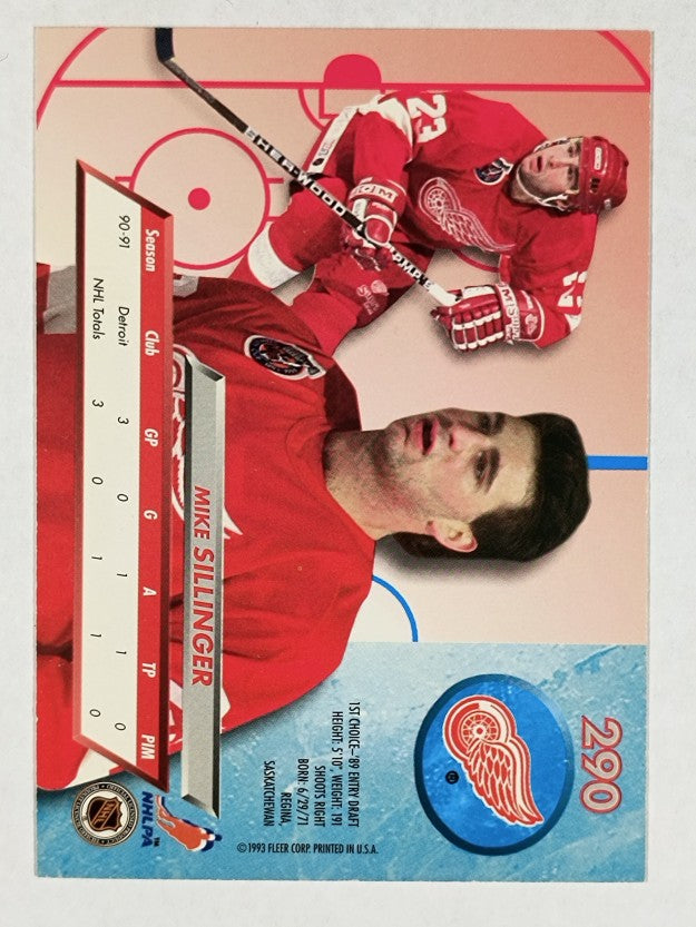 1992-93 Ultra #290 Mike Sillinger