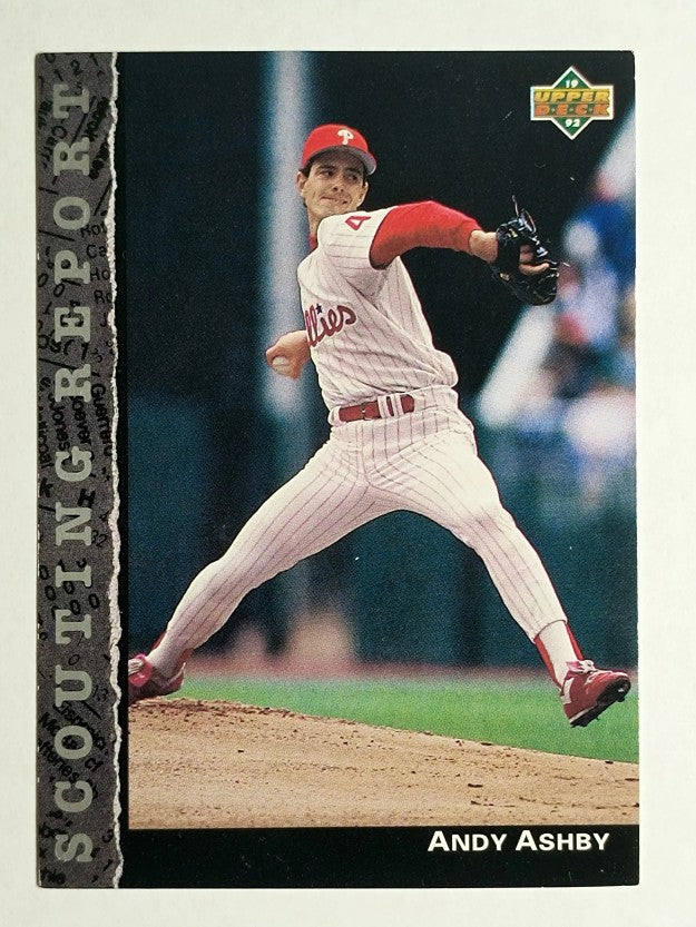 1992 Upper Deck Scouting Report #SR1 Andy Ashby