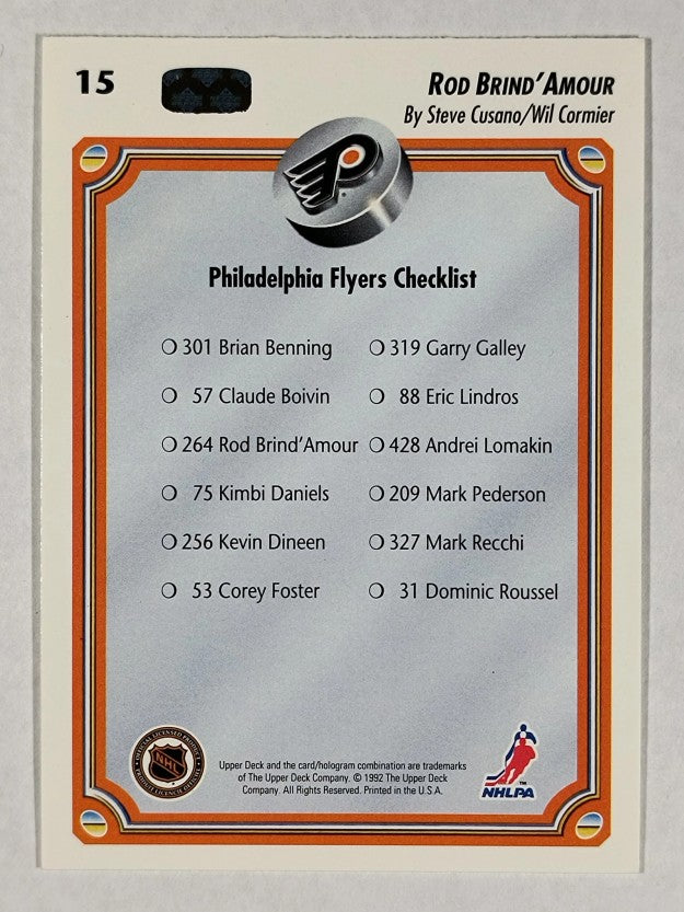1992-93 Upper Deck #15 Rod Brind'Amour TC