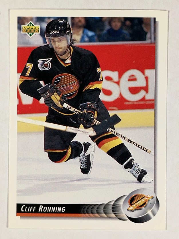 1992-93 Upper Deck #160 Cliff Ronning