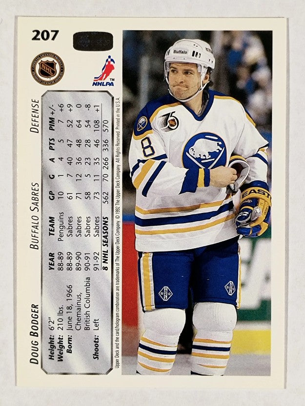 1992-93 Upper Deck #207 Doug Bodger