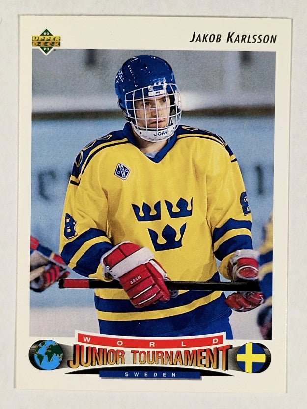 1992-93 Upper Deck #229 Jakob Karlsson RC