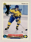 1992-93 Upper Deck #230 Fredrik Jax RC