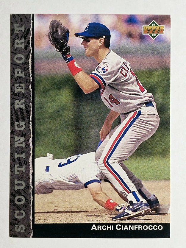 1992 Upper Deck Scouting Report #SR5 Archi Cianfrocco