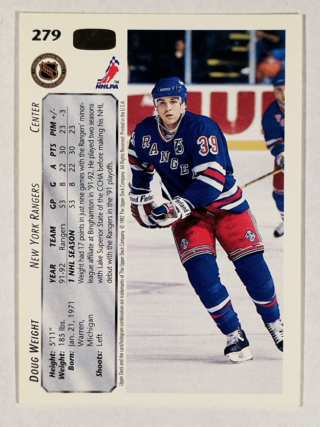 1992-93 Upper Deck #279 Doug Weight