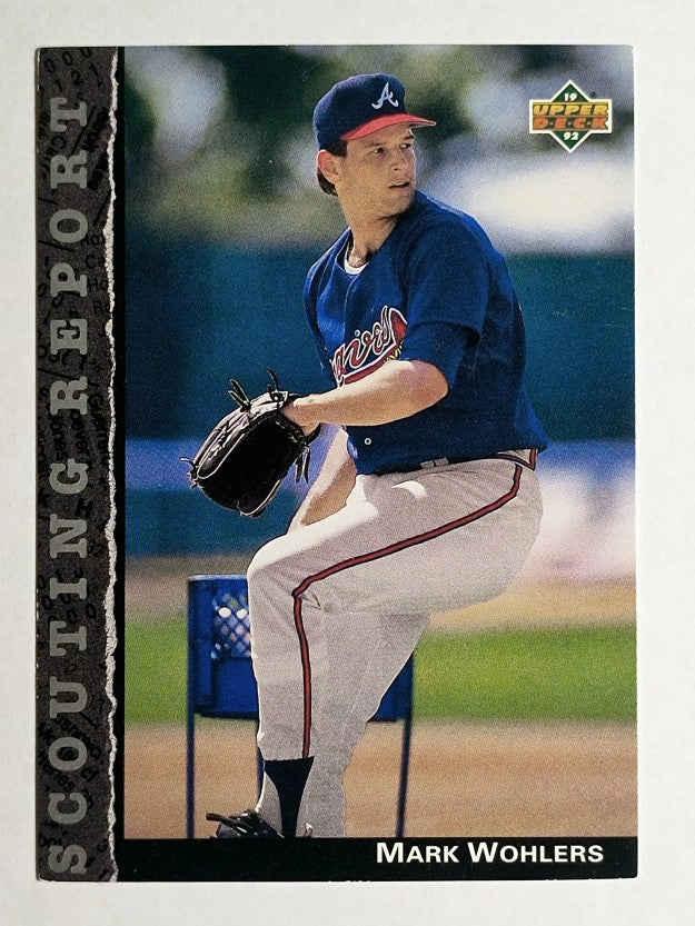 1992 Upper Deck Scouting Report #SR24 Mark Wohlers