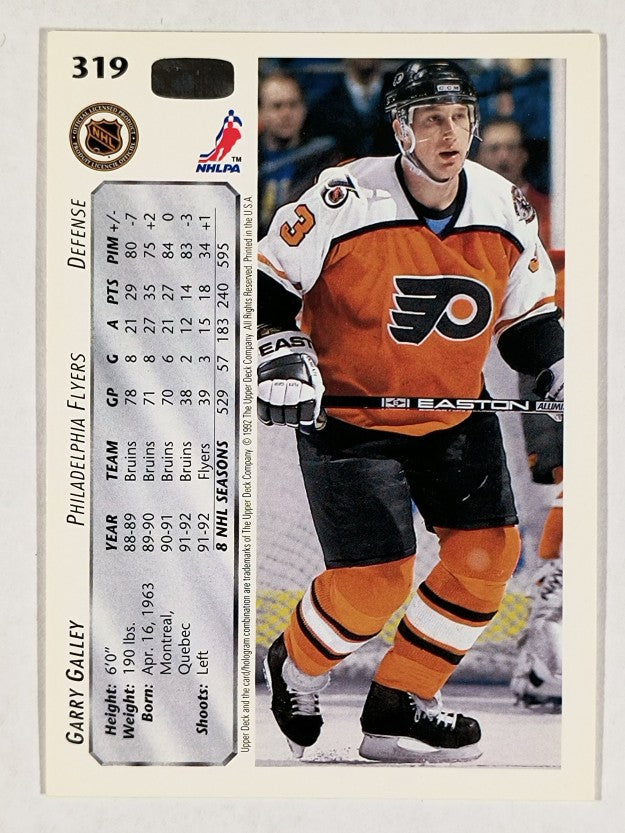 1992-93 Upper Deck #319 Garry Galley
