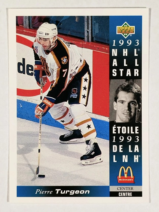 1993-94 McDonald's Upper Deck #27 Pierre Turgeon