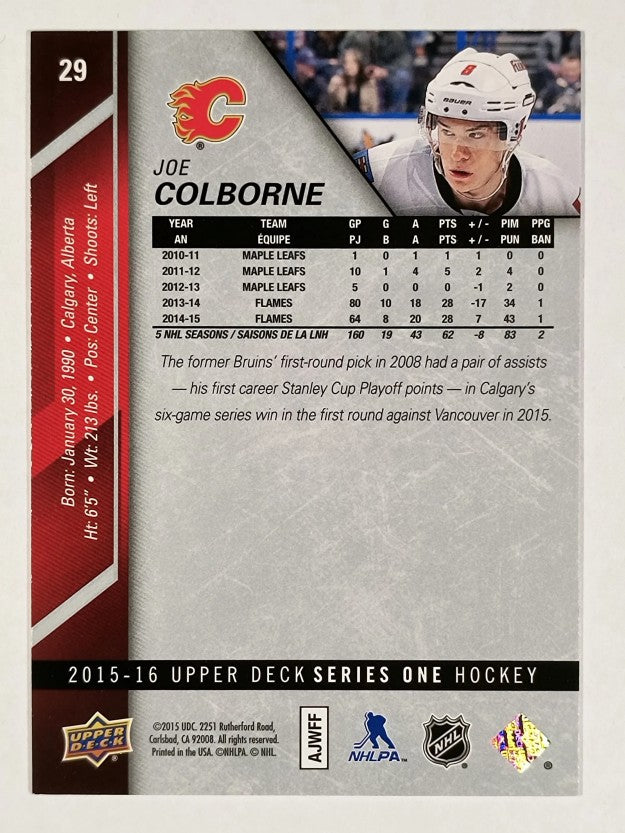 2015-16 Upper Deck #29 Joe Colborne