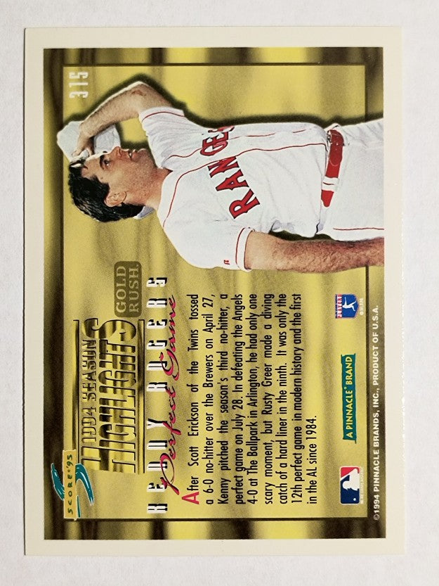 1995 Score Gold Rush #315 Kenny Rogers