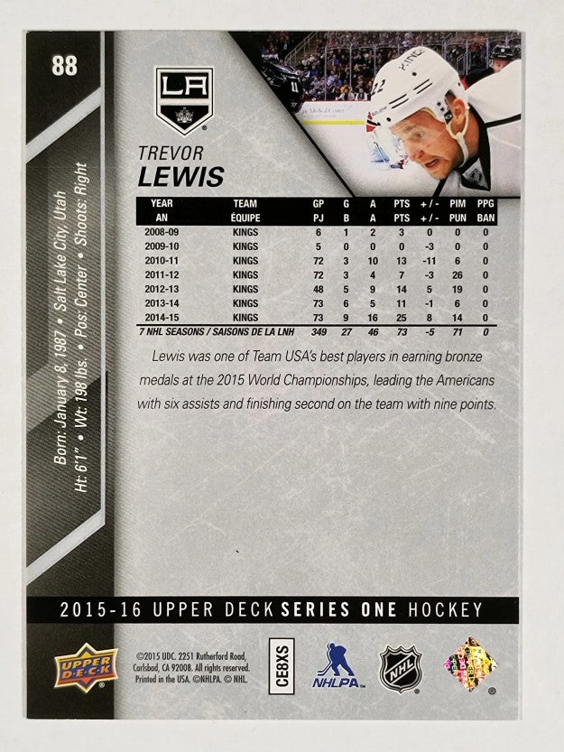 2015-16 Upper Deck #88 Trevor Lewis