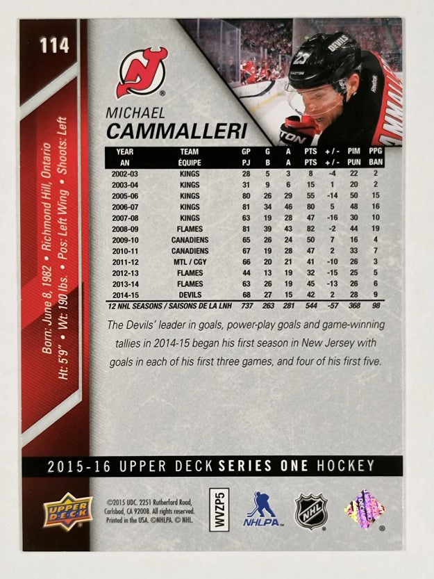 2015-16 Upper Deck #114 Michael Cammalleri