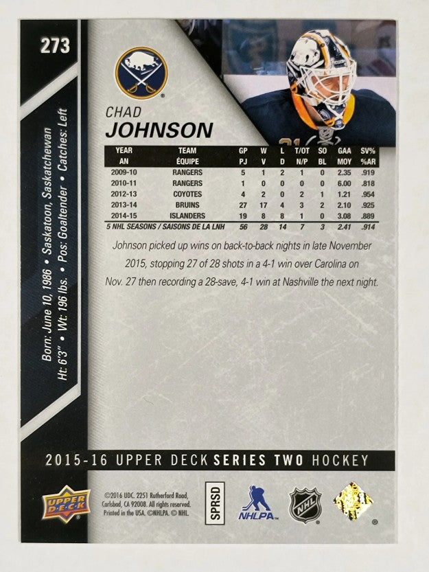 2015-16 Upper Deck #273 Chad Johnson