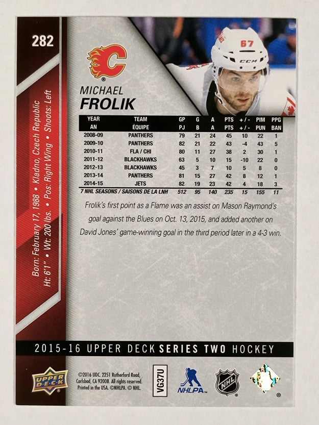 2015-16 Upper Deck #282 Michael Frolik