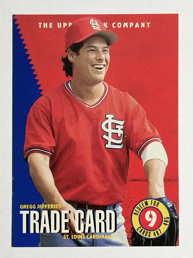 1995 Upper Deck Trade Exchange #TC5 Gregg Jefferies